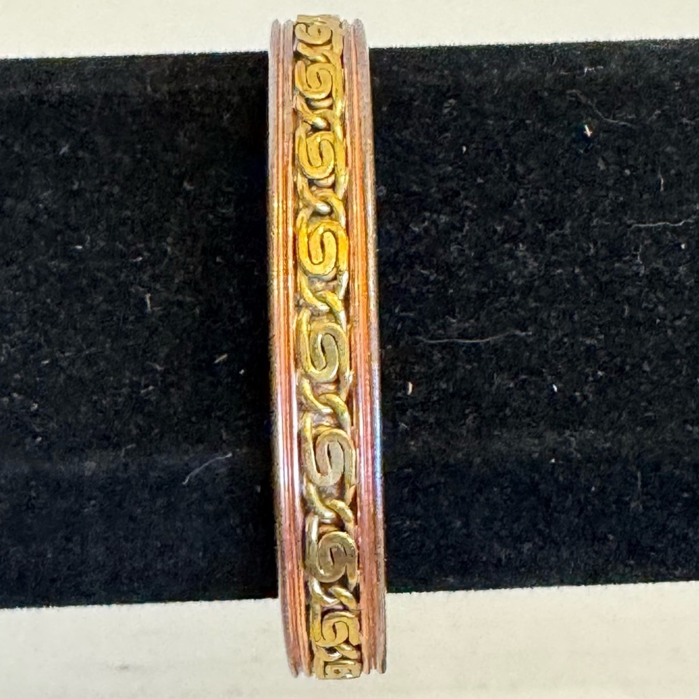 Copper Cuff Bracelet Magnetic Therapy Jewelry Arthritis Pain Relief Energy Peace